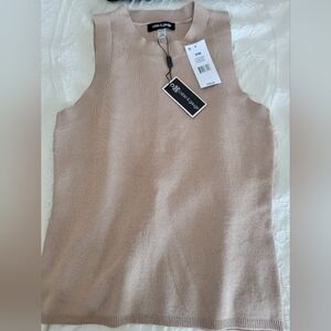 Cable & Gauge Tan Sleeveless Top